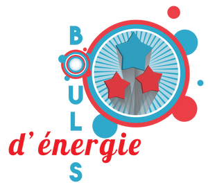 Logo de l'entreprise familiale Les produits Boules d'énergie qui offre la collation santé idéale pour les lunchs à l'école, le sport, les randonnées et les matins pressés, situé à Sherbrooke et la livraison est disponible partout au Québec via Purolator.